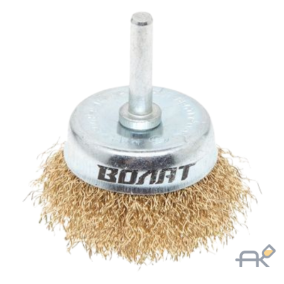 Щётка для дрели чашка гофр 50мм Волат (81010-50)